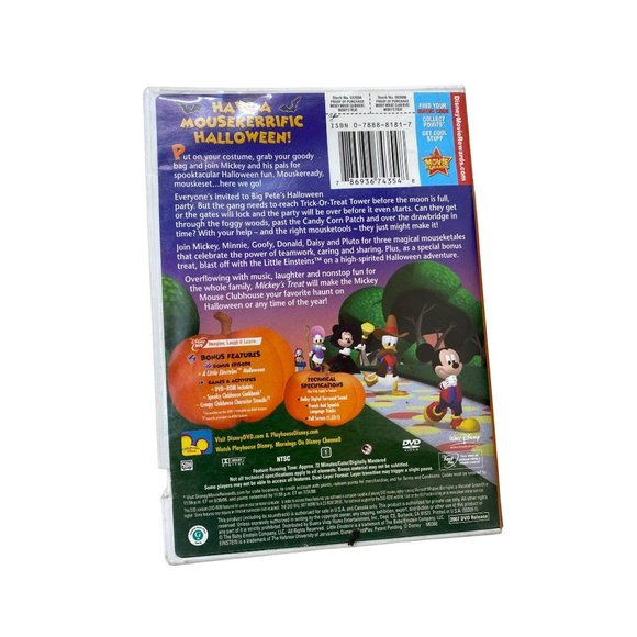 Mickey Mouse clubhouse mickey's treat halloween fun DVD - Picture 3 of 4
